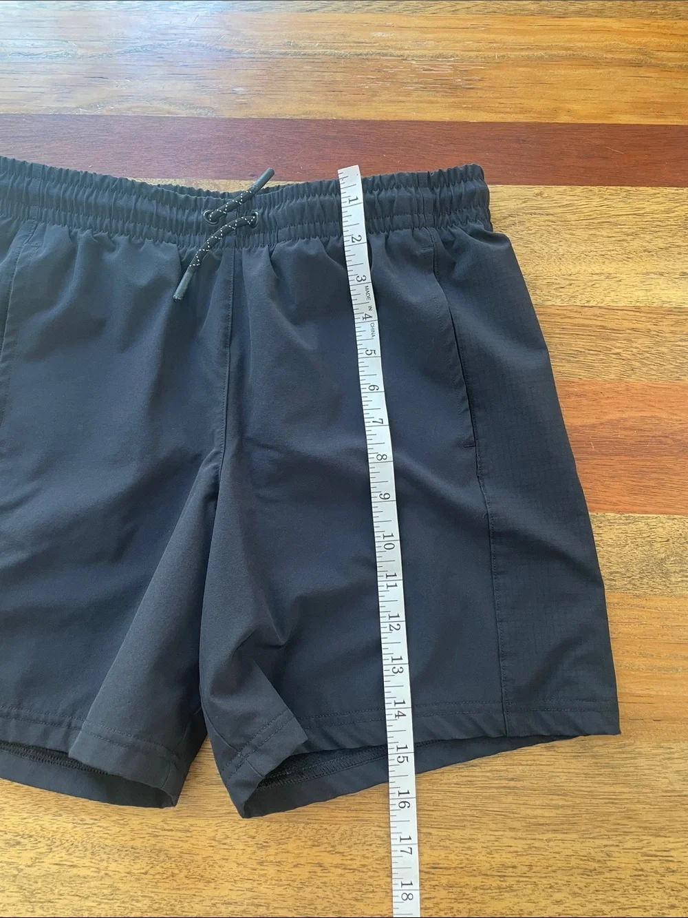 Kids All In Motion Black Athletic Drawstring Shorts